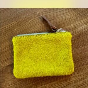 Clare V citron coin clutch NWT retail $85